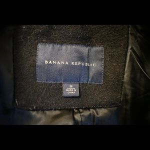 Banana Republic Jackets & Coats - Banana Republic Men’s Black Peacoat classic Banana Republic Jackets & Coats - Banana Republic Men’s Black Peacoat classic